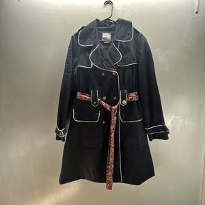 XOXO BRAND COAT Women’s Size L DOUBLE BREAST  Rain Jacket